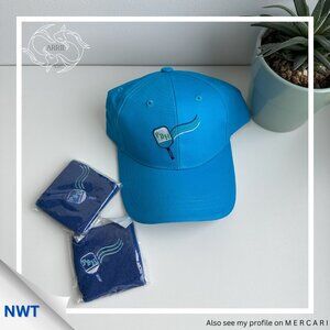 Pickleball Highlife - Blue Baseball Hat and Wrist Sweat Band